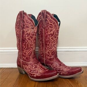 Red JB Dillon Reserve Cowboy Boots Size 7.5 women’s